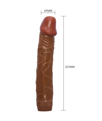 BAILE - BOB VIBRADOR REALÍSTICO 22.5 CM MULATO
