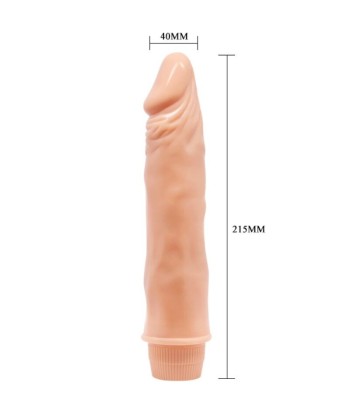 BAILE - DWARF VIBRADOR REALÍSTICO 21 CM NATURAL