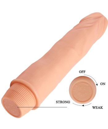 BAILE - DWARF VIBRADOR REALÍSTICO 21 CM NATURAL