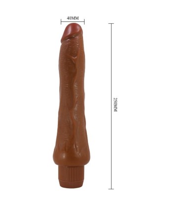 BAILE - DRYAD VIBRADOR REALÍSTICO 25 CM MULATO