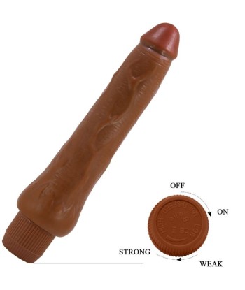 BAILE - DRYAD VIBRADOR REALÍSTICO 25 CM MULATO