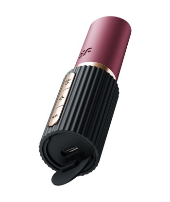 SATISFYER - PRO 2 KISS ESTIMULADOR CLÍTORIS POR ONDAS GRANATE - NEGRO