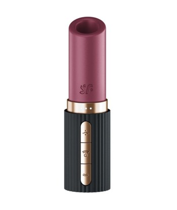 SATISFYER - PRO 2 KISS ESTIMULADOR CLÍTORIS POR ONDAS GRANATE - NEGRO