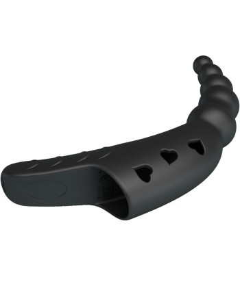 PRETTY LOVE - JORDIN VIBRADOR DE DEDO 10 VIBRACIONES NEGRO