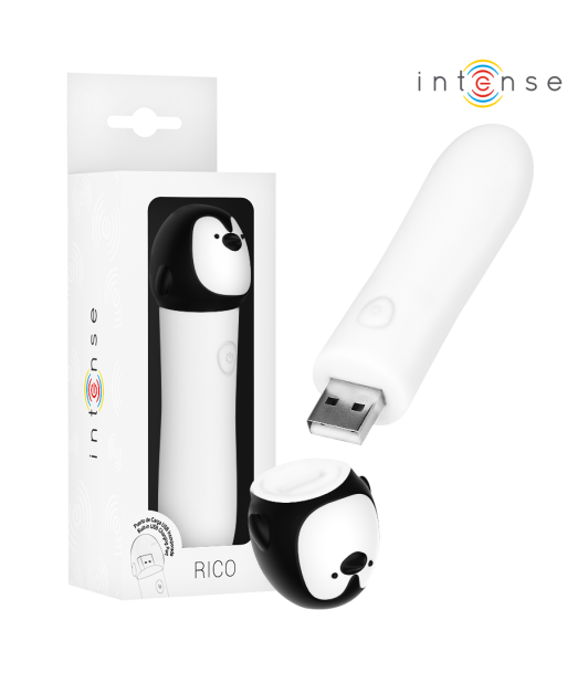 INTENSE - RICO BALA VIBRADORA PINGÜINO RECARGABLE USB 10 X 2.2 CM INTENSE - RICO BALA VIBRADORA PINGÜINO RECARGABLE USB 10 X 2.2 CM
