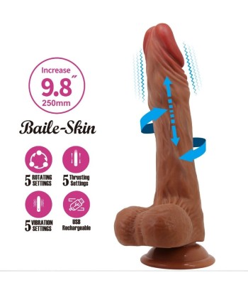BAILE - CALISTO DILDO REALÍSTICO 25 CM NATURAL