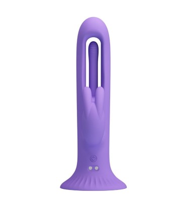 PRETTY LOVE - KILLMOULIS VIBRADOR RABBIT 12 MODOS DE VIBRACIÓN MORADO