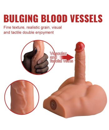 XISE - PEEL DILDO ASS MASTURBADOR DILDO REALÍSTICO POSICIÓN FRONTAL CON THRUSTING 17,5 CM