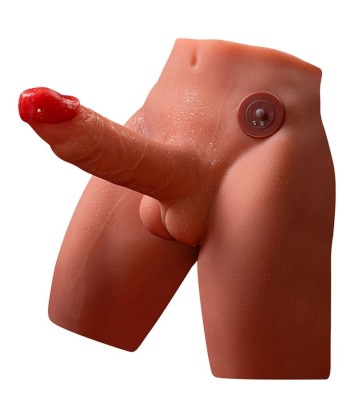 XISE - JASON MASTURBADOR DILDO REALÍSTICO CON THRUSTING Y VIBRACIÓN 17 CM
