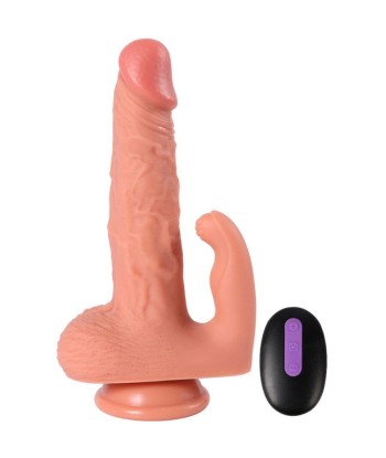 SHEQU - HAYDEN DILDO Y ESTIMULADOR DE CLÍTORIS CON VIBRACIÓN Y CONTROL REMOTO 16 CM