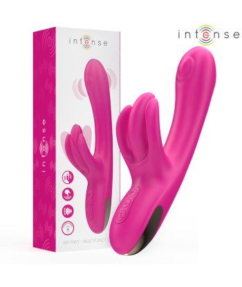 INTENSE - BRITNEY VIBRADOR MULTIFUNCIÓN RABBIT 23 CM ROSA