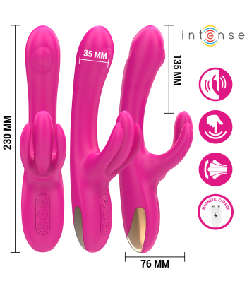 INTENSE - BRITNEY VIBRADOR MULTIFUNCIÓN RABBIT 23 CM ROSA