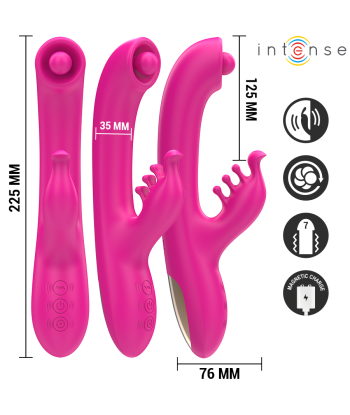 INTENSE - CHRISTINA VIBRADOR MULTIFUNCIÓN RABBIT 22.5 CM ROSA
