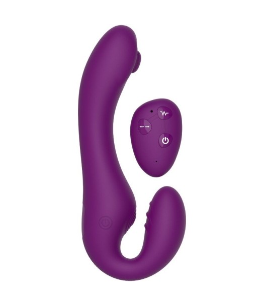XOCOON - STRAPLESS STRAP-ON VIBRADOR 2 EN 1 CON CONTROL REMOTO MORADO XOCOON - STRAPLESS STRAP-ON VIBRADOR 2 EN 1 CON CONTROL REMOTO MORADO