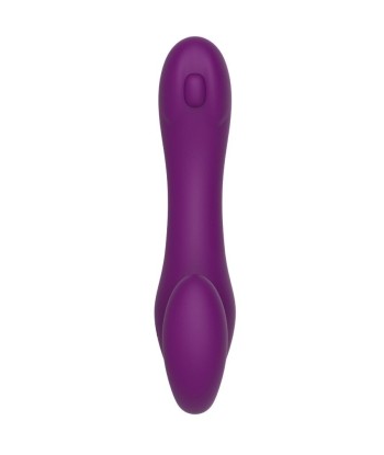 XOCOON - STRAPLESS STRAP-ON VIBRADOR 2 EN 1 CON CONTROL REMOTO MORADO
