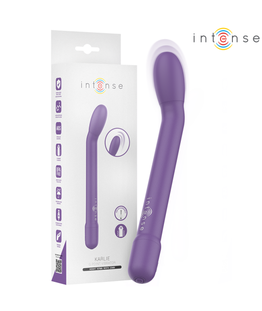 INTENSE - KARLIE ESTIMULADOR PUNTO-G RECARGABLE MORADO INTENSE - KARLIE ESTIMULADOR PUNTO-G RECARGABLE MORADO