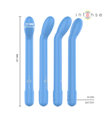 INTENSE - KARLIE ESTIMULADOR PUNTO-G RECARGABLE AZUL