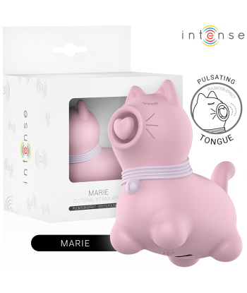 INTENSE - MARIE ESTIMULADOR CON LENGUA EFECTO PULSACIÓN ROSA