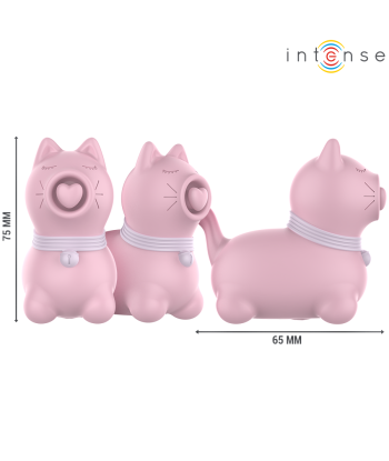 INTENSE - MARIE ESTIMULADOR CON LENGUA EFECTO PULSACIÓN ROSA