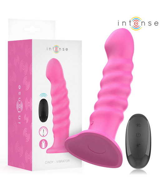INTENSE - CINDY VIBRADOR TALLA L DISEÑO EN ESPIRAL 10 VIBRACIONES ROSA CONTROL REMOTO INTENSE - CINDY VIBRADOR TALLA L DISEÑO EN ESPIRAL 10 VIBRACIONES ROSA CONTROL REMOTO