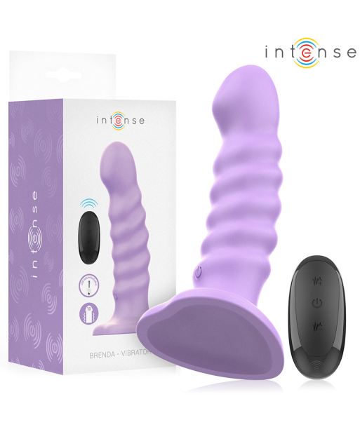 INTENSE - BRENDA VIBRADOR TALLA M DISEÑO EN ESPIRAL 10 VIBRACIONES MORADO CONTROL REMOTO INTENSE - BRENDA VIBRADOR TALLA M DISEÑO EN ESPIRAL 10 VIBRACIONES MORADO CONTROL REMOTO