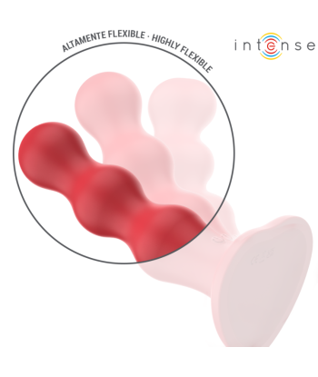 INTENSE - CODY VIBRADOR CON VENTOSA ROJO CONTROL REMOTO