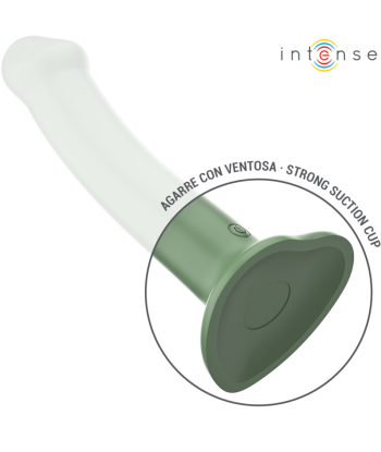 INTENSE - BECCA VIBRADOR CON VENTOSA 10 VIBRACIONES VERDE CONTROL REMOTO