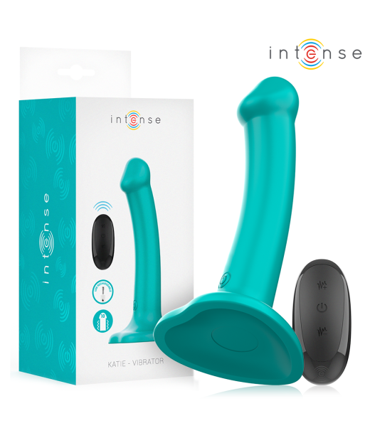 INTENSE - KATIE VIBRADOR CON VENTOSA 10 VIBRACIONES AZUL OSCURO CONTROL REMOTO INTENSE - KATIE VIBRADOR CON VENTOSA 10 VIBRACIONES AZUL OSCURO CONTROL REMOTO