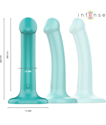 INTENSE - KATIE VIBRADOR CON VENTOSA 10 VIBRACIONES AZUL OSCURO CONTROL REMOTO