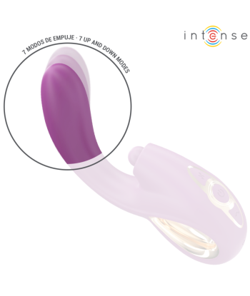 INTENSE - LALI VIBRADOR PUNTO G MULTIFUNCIÓN ESTIMULACIÓN and EMPUJE and VIBRACIÓN MORADO