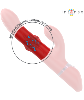INTENSE - LELE VIBRADOR MULTIFUNCIÓN ROTATORIO and OSCILACIÓN and ESTIMULACIÓN ROJO