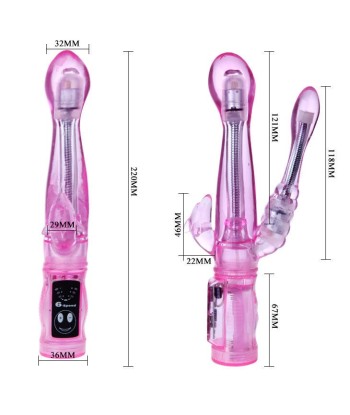 BAILE - VIBRADOR FLEXIBLE CON ESTIMULADOR ANAL