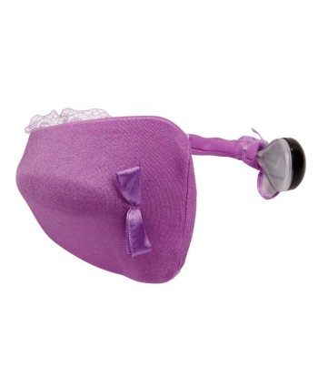 BAILE - TANGA CON VIBRADOR CON CONTROL REMOTO LILA