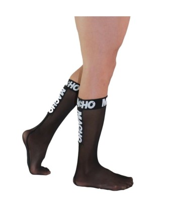 MACHO - CALCETINES FINOS NEGRO TALLA ÚNICA