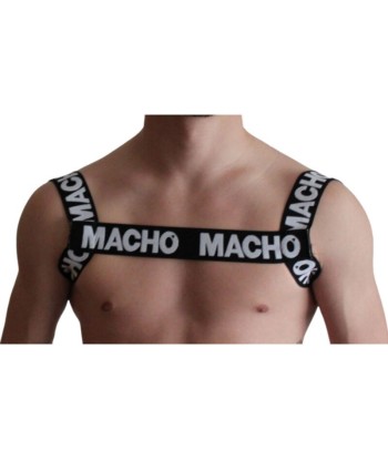MACHO - ARNÉS DOBLE NEGRO