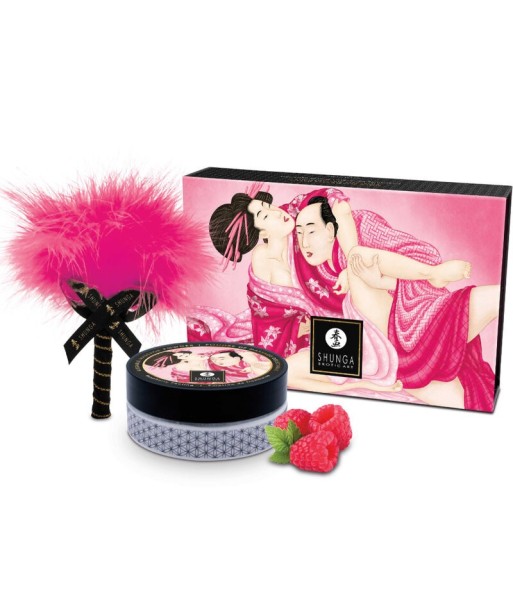 SHUNGA - KIT POLVOS DE MASAJE COMESTIBLE FRAMBUESA SHUNGA - KIT POLVOS DE MASAJE COMESTIBLE FRAMBUESA