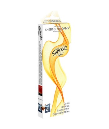 SHEER GLYDE - DAMS LÁMINAS LATEX SEXO ORAL COLA