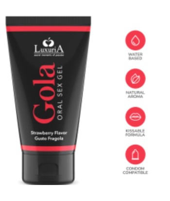 INTIMATELINE LUXURIA - GOLA GEL ORAL FRESA 50 ML