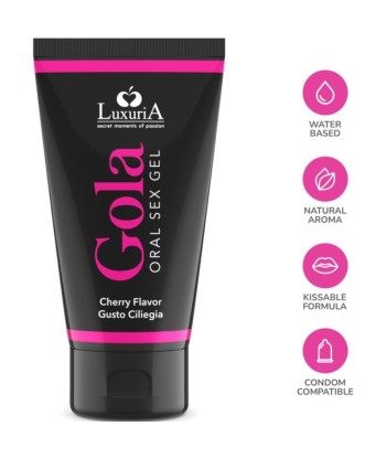 INTIMATELINE LUXURIA - GOLA GEL ORAL CEREZA 50 ML
