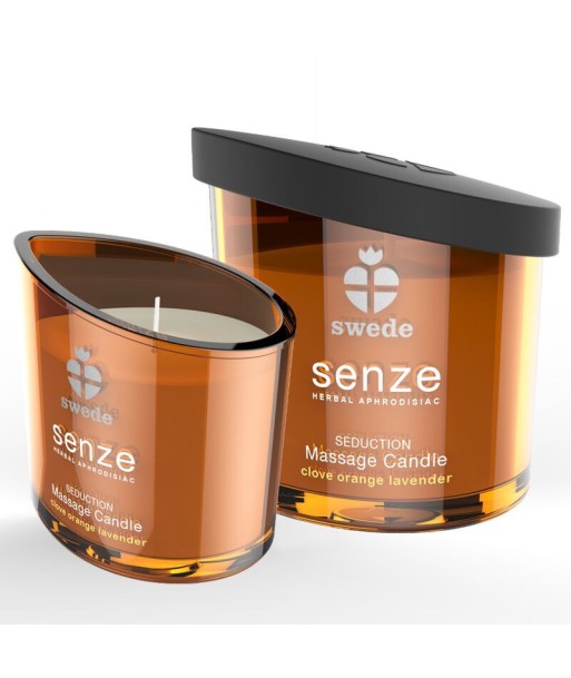 SWEDE - SENZE SEDUCTION VELA MASAJE - CLAVO, NARANJA, LAVANDA SWEDE - SENZE SEDUCTION VELA MASAJE - CLAVO, NARANJA, LAVANDA
