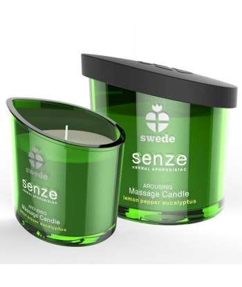 SWEDE - SENZE AROUSING VELA MASAJE - LIMÓN, PIMIENTA, EUCALIPTO