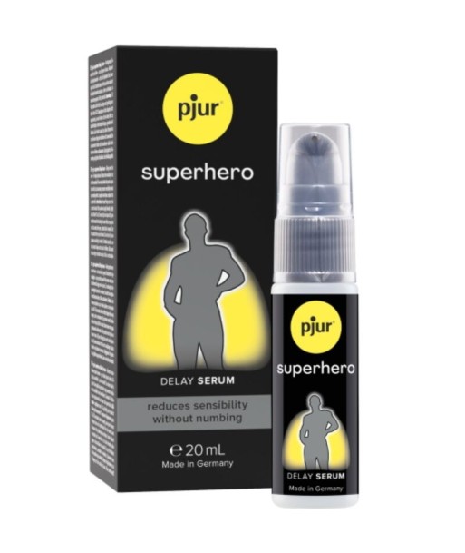 PJUR - SUPERHERO SERUM RETARDANTE CONCENTRADO 20 ML PJUR - SUPERHERO SERUM RETARDANTE CONCENTRADO 20 ML