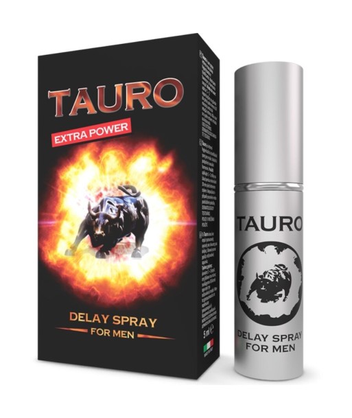 TAURO - EXTRA SPRAY RETARDANTE PARA HOMBRES 5 ML TAURO - EXTRA SPRAY RETARDANTE PARA HOMBRES 5 ML