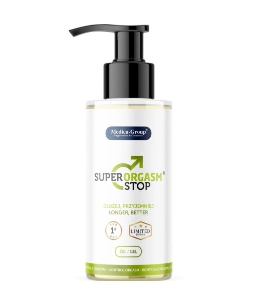 MEDICA GROUP - SÚPER ORGASM STOP GEL ÍNTIMO PARA HOMBRE 150 ML MEDICA GROUP - SÚPER ORGASM STOP GEL ÍNTIMO PARA HOMBRE 150 ML