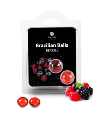 SECRETPLAY - BRAZILIAN BALLS FRUTAS DEL BOSQUE SET 2 BOLAS