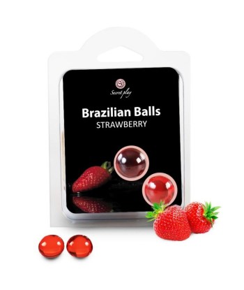SECRETPLAY - BRAZILIAN BALLS FRESAS SET 2 BOLAS