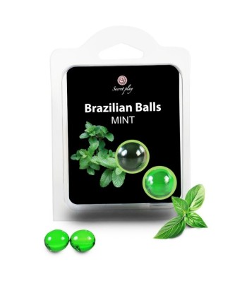 SECRETPLAY - BRAZILIAN BALLS MENTA SET 2 BOLAS