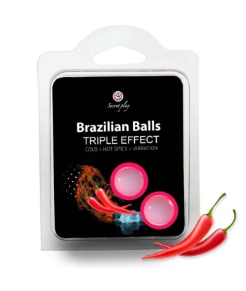 SECRETPLAY - SET 2 BRAZILIAN BALLS TRIPLE EFECTO