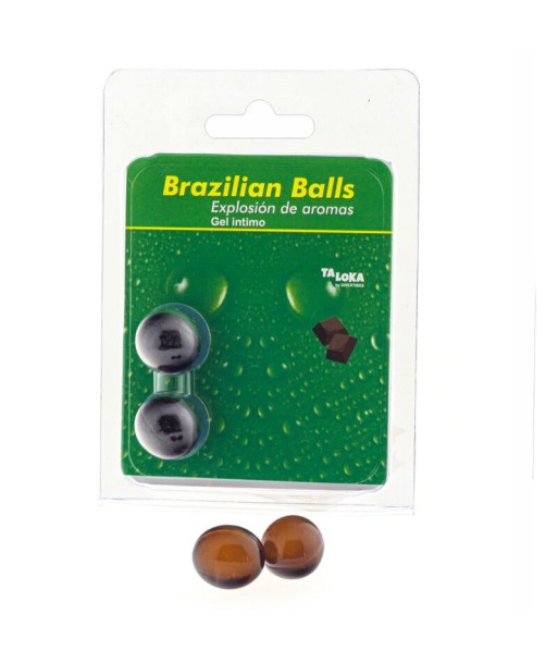 TALOKA - BRAZILIAN BALLS GEL ÍNTIMO CHOCOLATE 2 BOLAS TALOKA - BRAZILIAN BALLS GEL ÍNTIMO CHOCOLATE 2 BOLAS