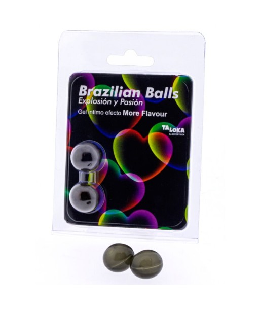 TALOKA - BRAZILIAN BALLS GEL EXCITANTE EFECTO MORE FLAVOUR 2 BOLAS TALOKA - BRAZILIAN BALLS GEL EXCITANTE EFECTO MORE FLAVOUR 2 BOLAS